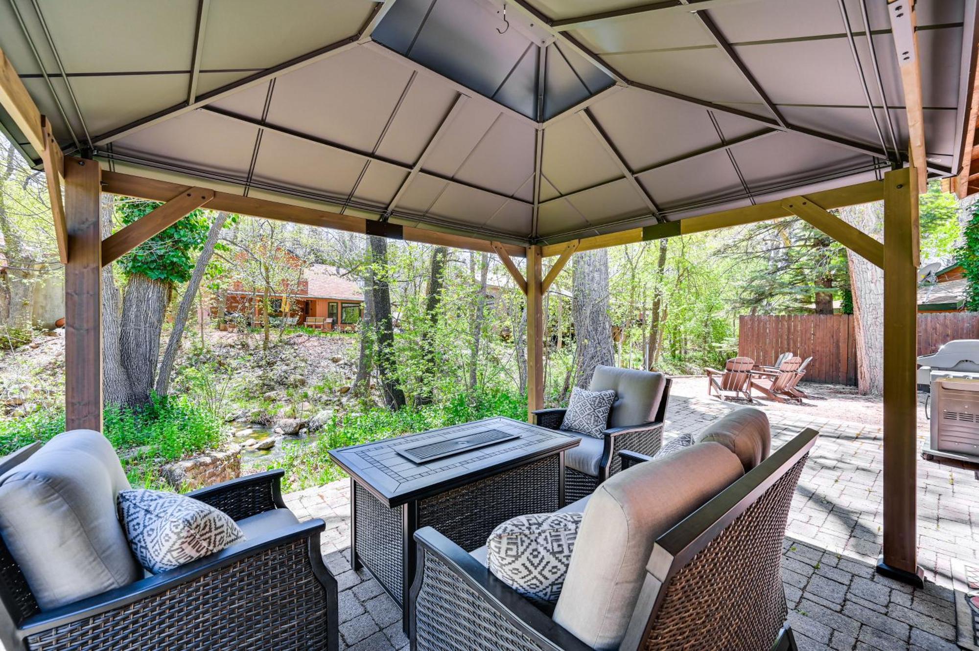 Creekside Payson Cabin Retreat With Private Deck Buitenkant foto